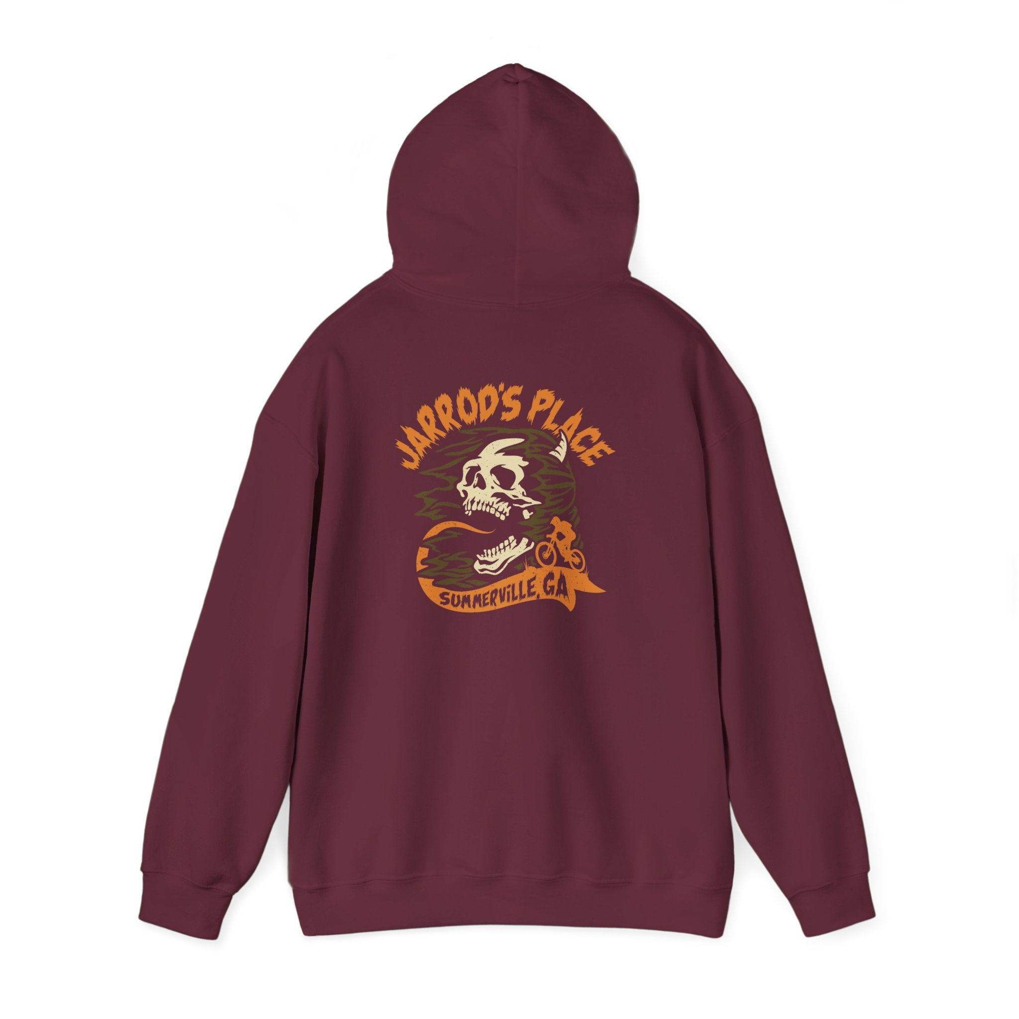 Jarrod's Place Bike Park Hooded Sweatshirt - Skull Logo