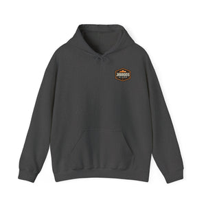 Open image in slideshow, Jarrod&#39;s Place Bike Park Hooded Sweatshirt - Diamond Logo
